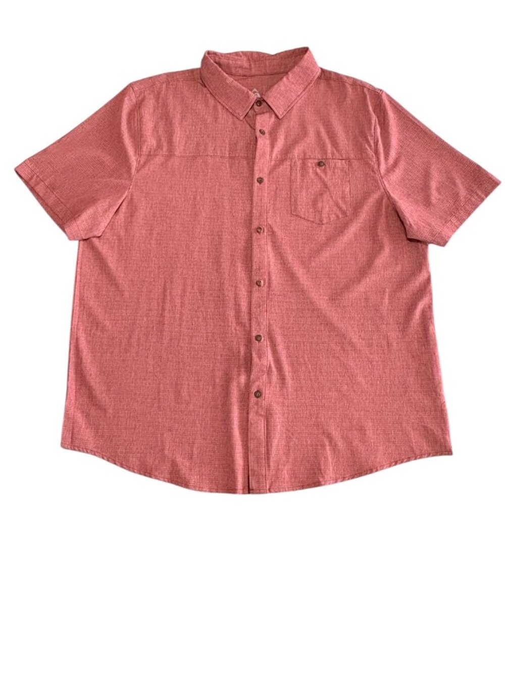 Gerry Red Short Sleeved Button Up Shirt Performance Stretch Casual Mens XL
